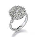 Wholesale Engagement Wedding Rings 925 Silver Diamond Ring for Women